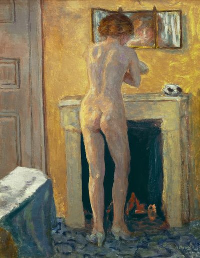 Rückenakt vor dem Kamin von Pierre Bonnard